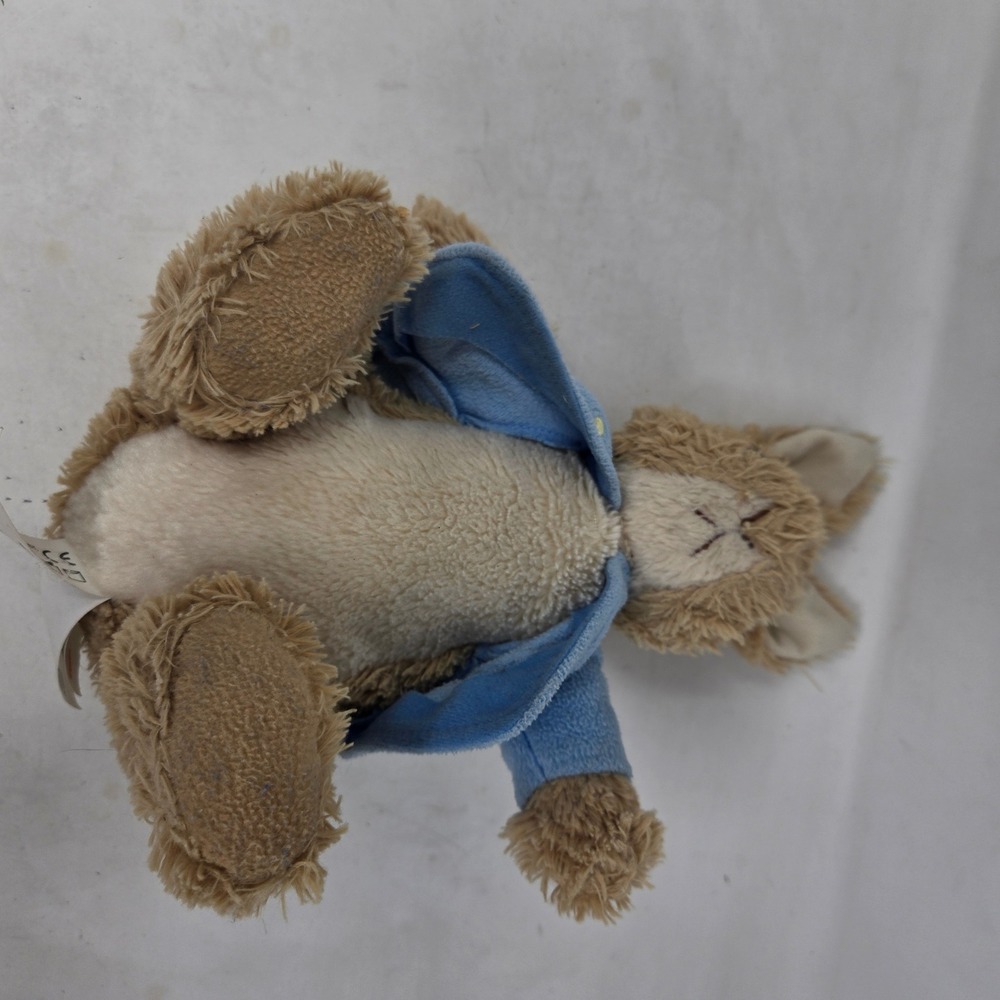 Gund Peter Rabbit Plush Stuffed Animal Beatrix Potter Blue Jacket 10 Inch Toy